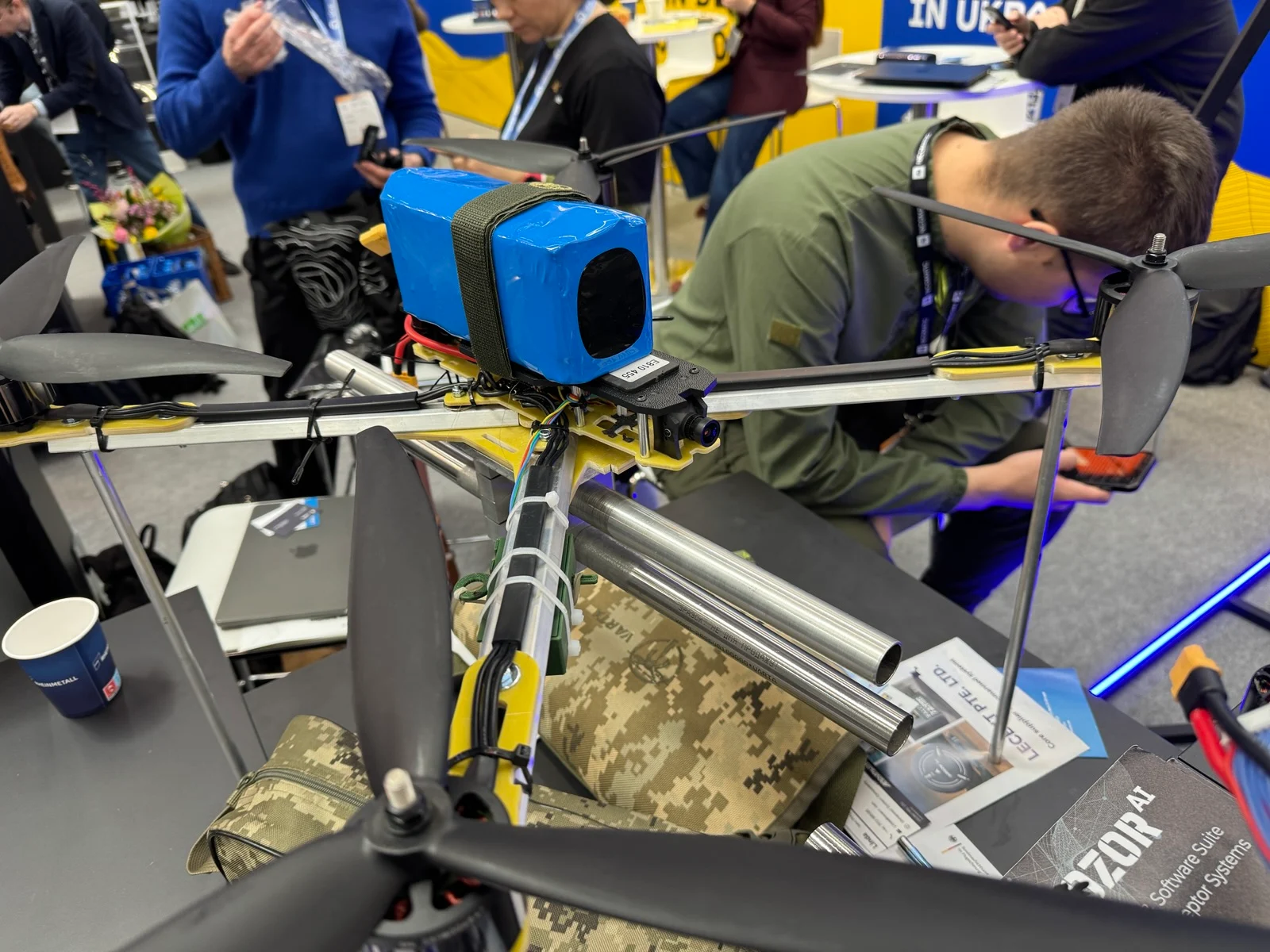 L’Ukraine a construit une Amazonie pour les drones de combat, et aucune autre armée ne peut l’égaler 4 L'industrie ukrainienne des drones arrive à Düsseldorf et a des recettes