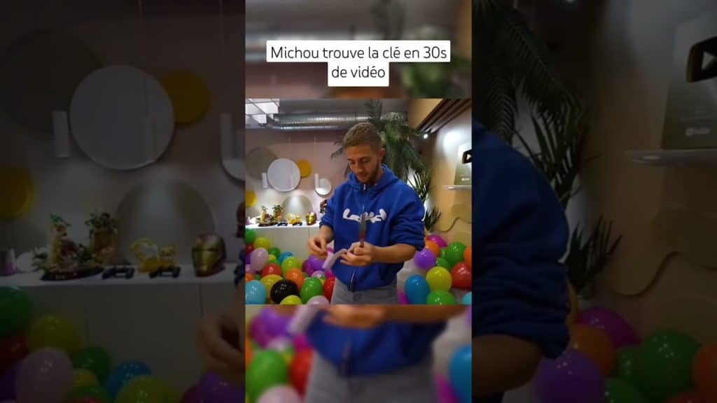 Michou Termine ça Vidéo en 30 Seconde #michou #youtubeur #shorts