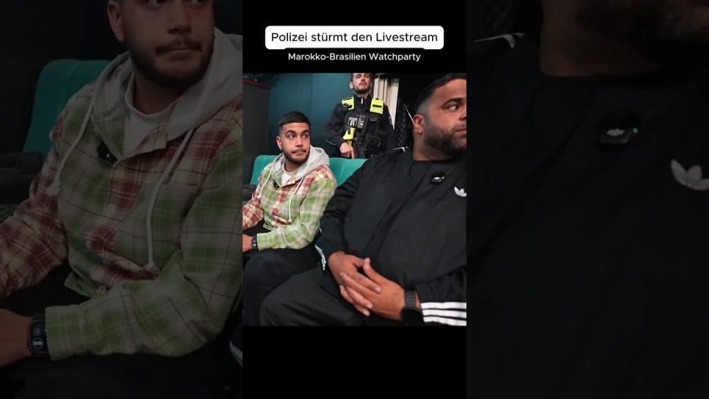 Polizei stürmt den Livestream #rohat #alibumaye #maroko #brasilia #watchparty #wm